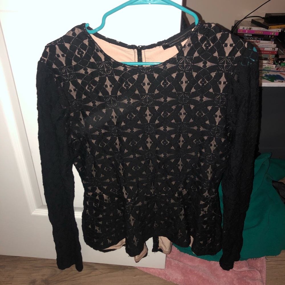 BCBG Peplum Top